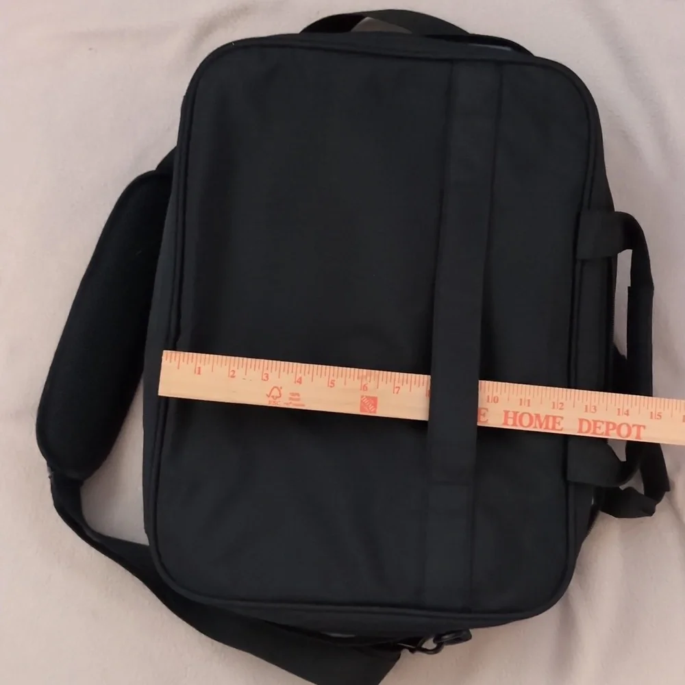Black Quilted Laptop Bag